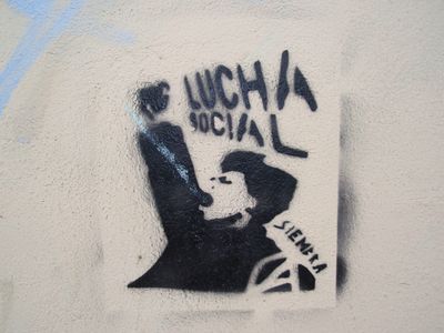 pochoir Lucha resultat